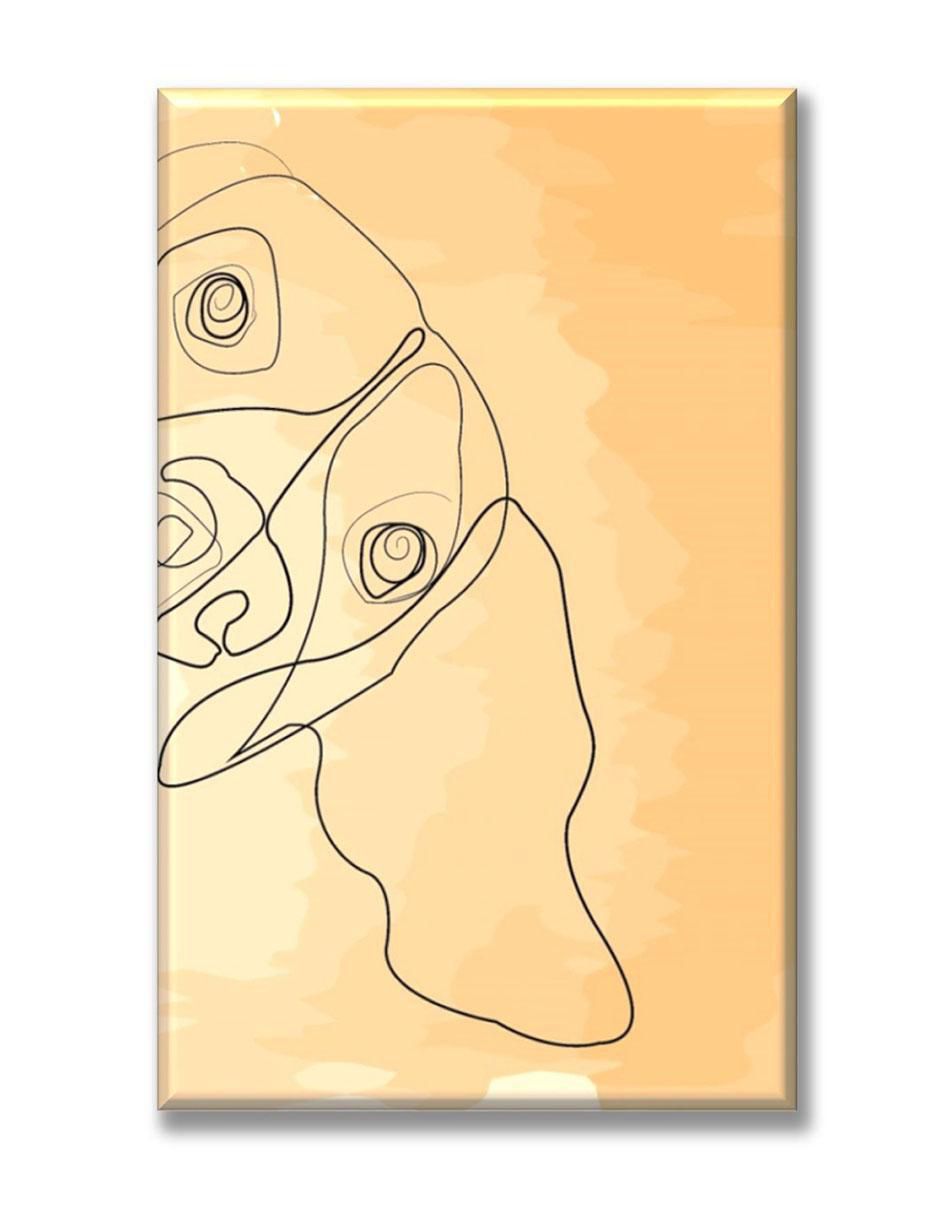 Cuadro decorativo Industria Grafica Ciento 23 Perrito minimalista