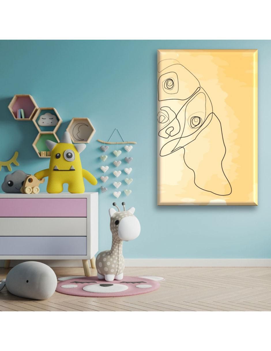Cuadro decorativo Industria Grafica Ciento 23 Perrito minimalista