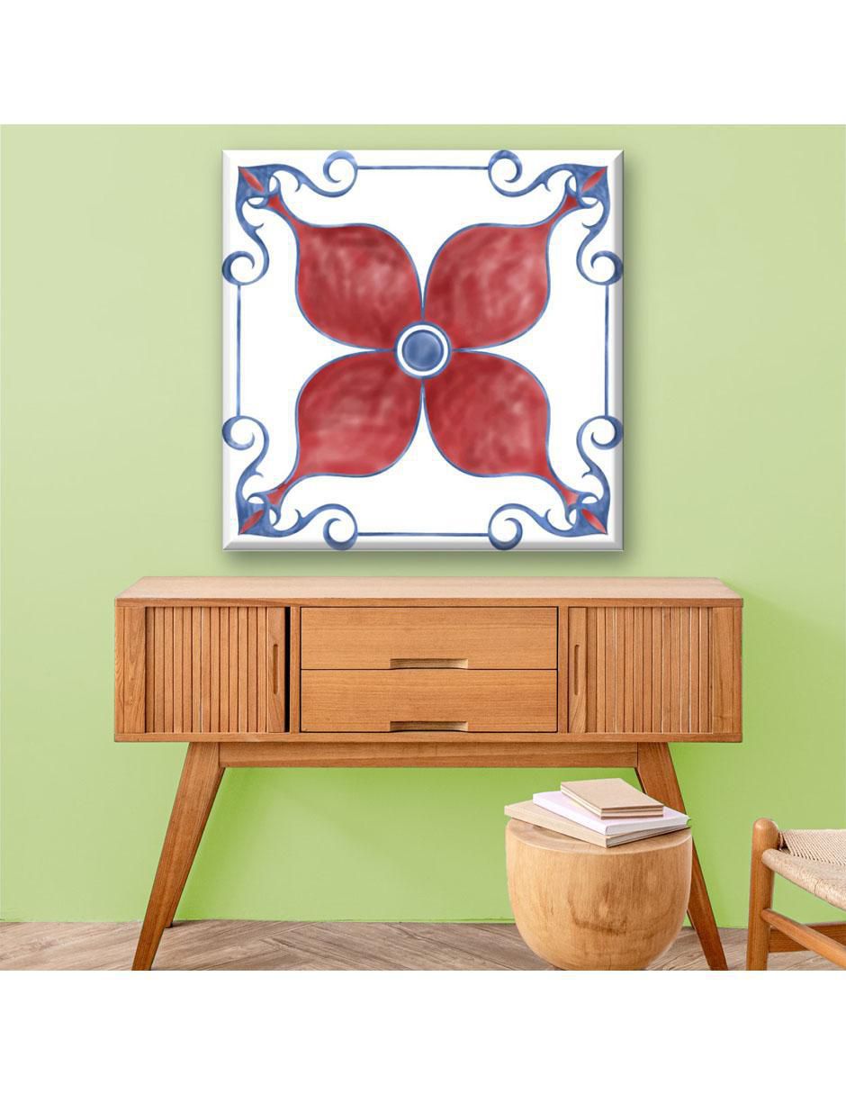 Cuadro decorativo Industria Grafica Ciento 23 Flor de cuatro pétalos