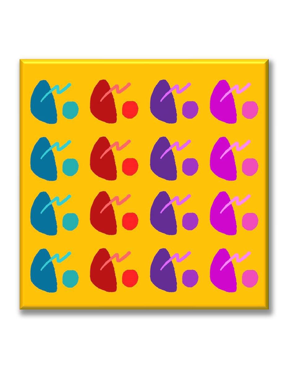 Cuadro decorativo Formas ochentas 1