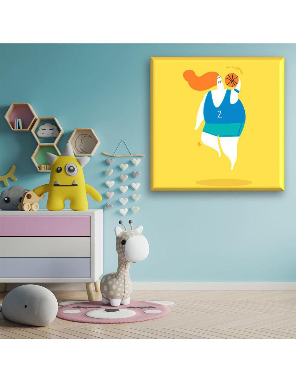 Cuadro decorativo Jugadora de básquet 5