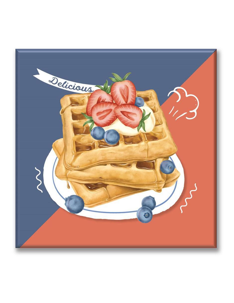 Cuadro decorativo Wafles bicolor 1
