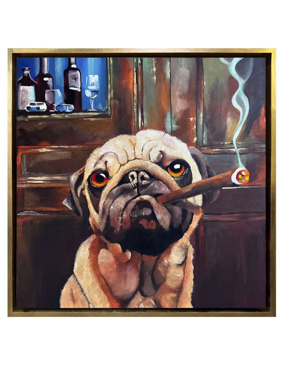 Pintura Don Miloh técnica acrílico Animalart Pintura Don Miloh técnica acrílico Animalart