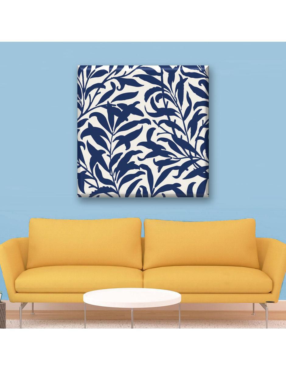 Cuadro decorativo Industria Grafica Ciento 23 Vegetación azul