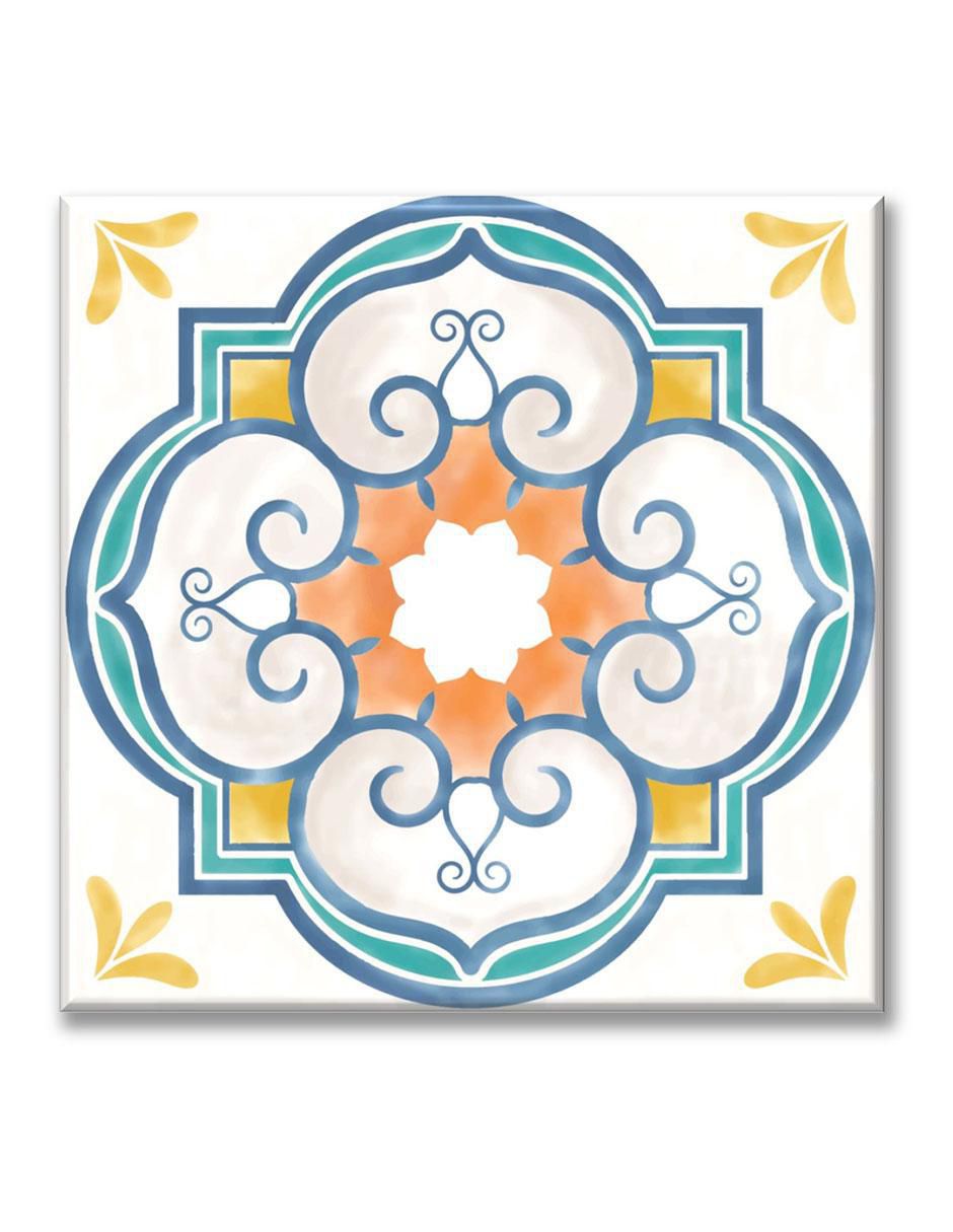 Cuadro decorativo Mosaico geométrico