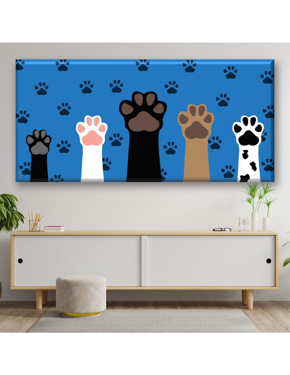 Cuadro decorativo Industria Grafica Ciento 23 Huellas ilustración