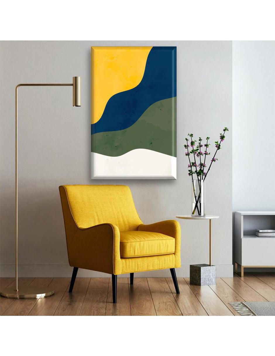Cuadro decorativo Industria Grafica Ciento 23 Ondas y tonalidades