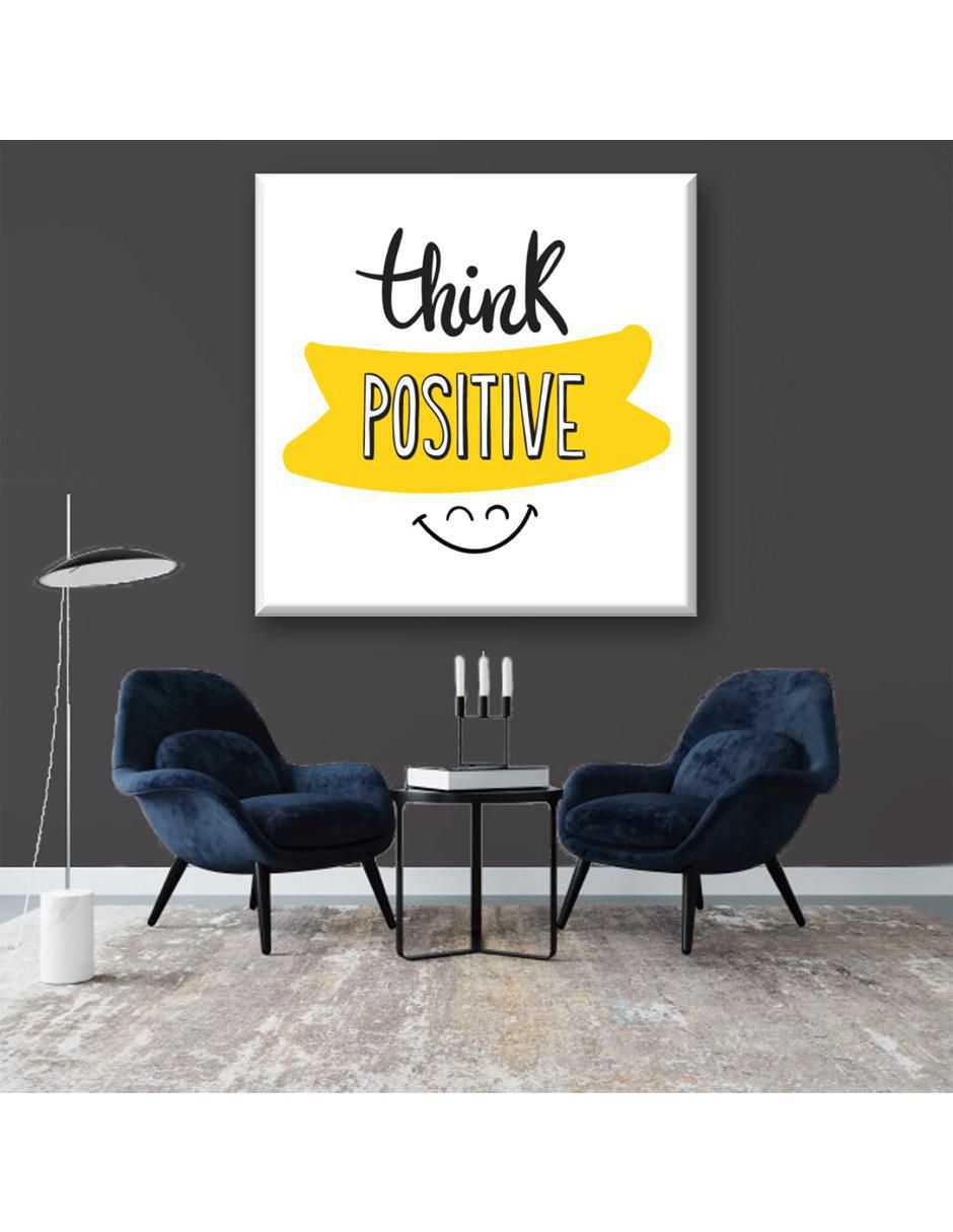 Cuadro decorativo Piensa positivo 5