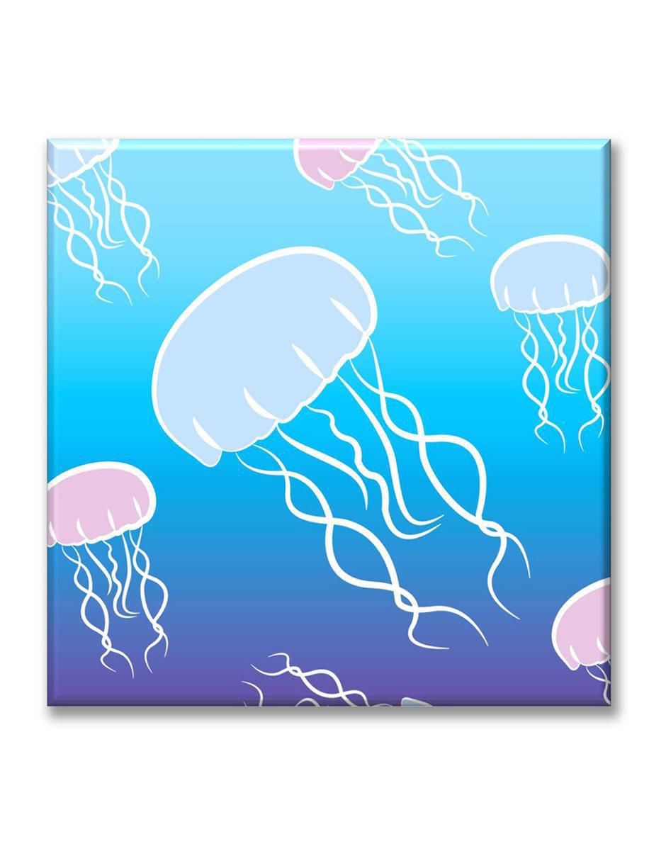 Cuadro decorativo Medusas ilustración 1