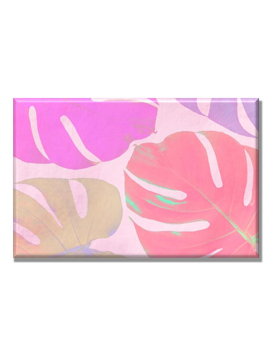 Cuadro decorativo Monsteras pastel 1
