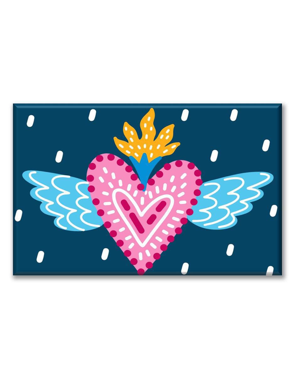 Cuadro decorativo Industria Grafica Ciento 23 Corazón con alas