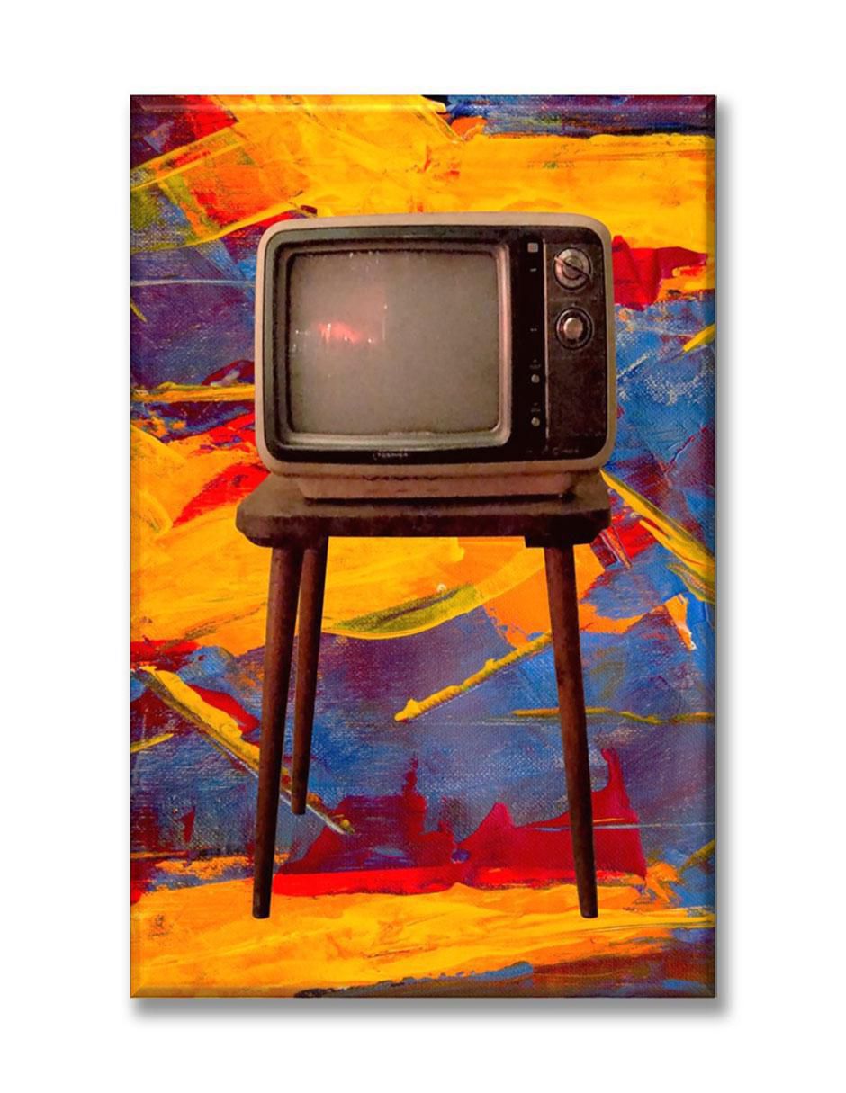 Cuadro decorativo Industria Grafica Ciento 23 Televisión vintage
