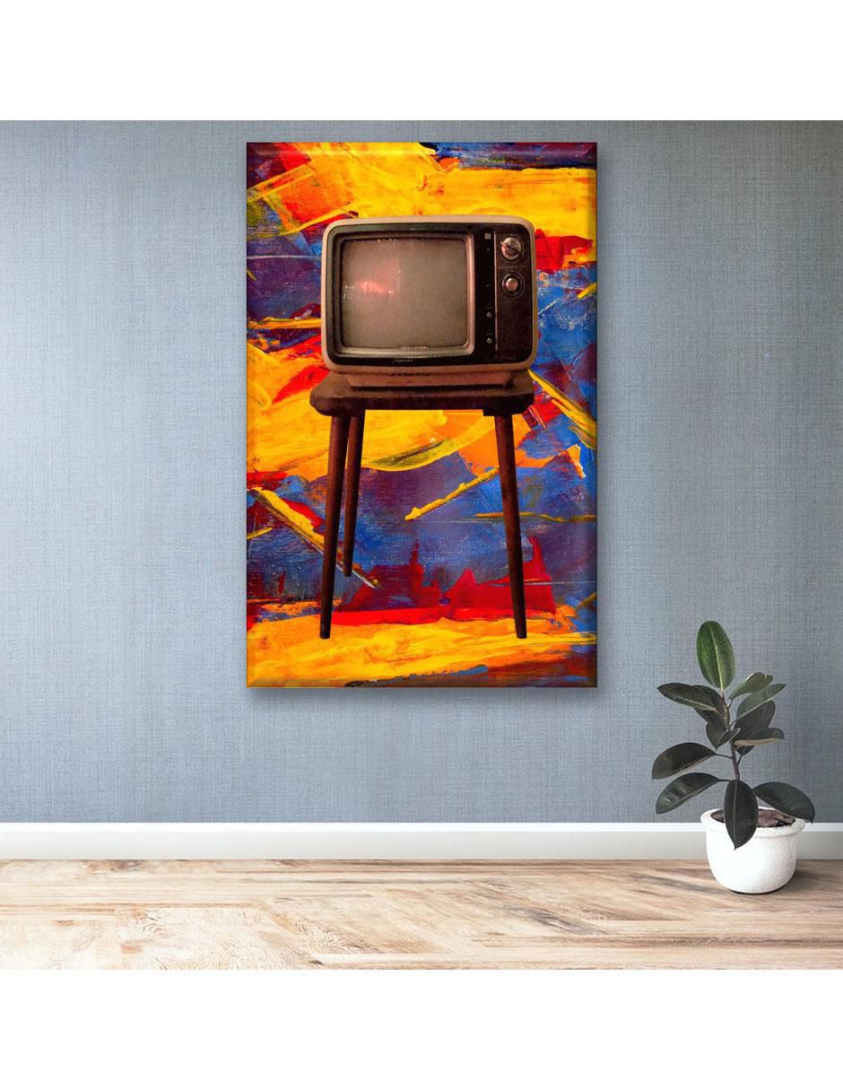 Cuadro decorativo Industria Grafica Ciento 23 Televisión vintage