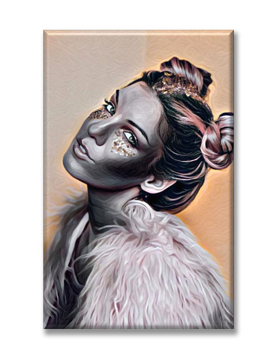 Cuadro decorativo Industria Grafica Ciento 23 Chica glitter