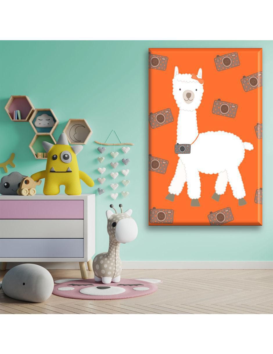Cuadro decorativo Llama fotógrafa 5