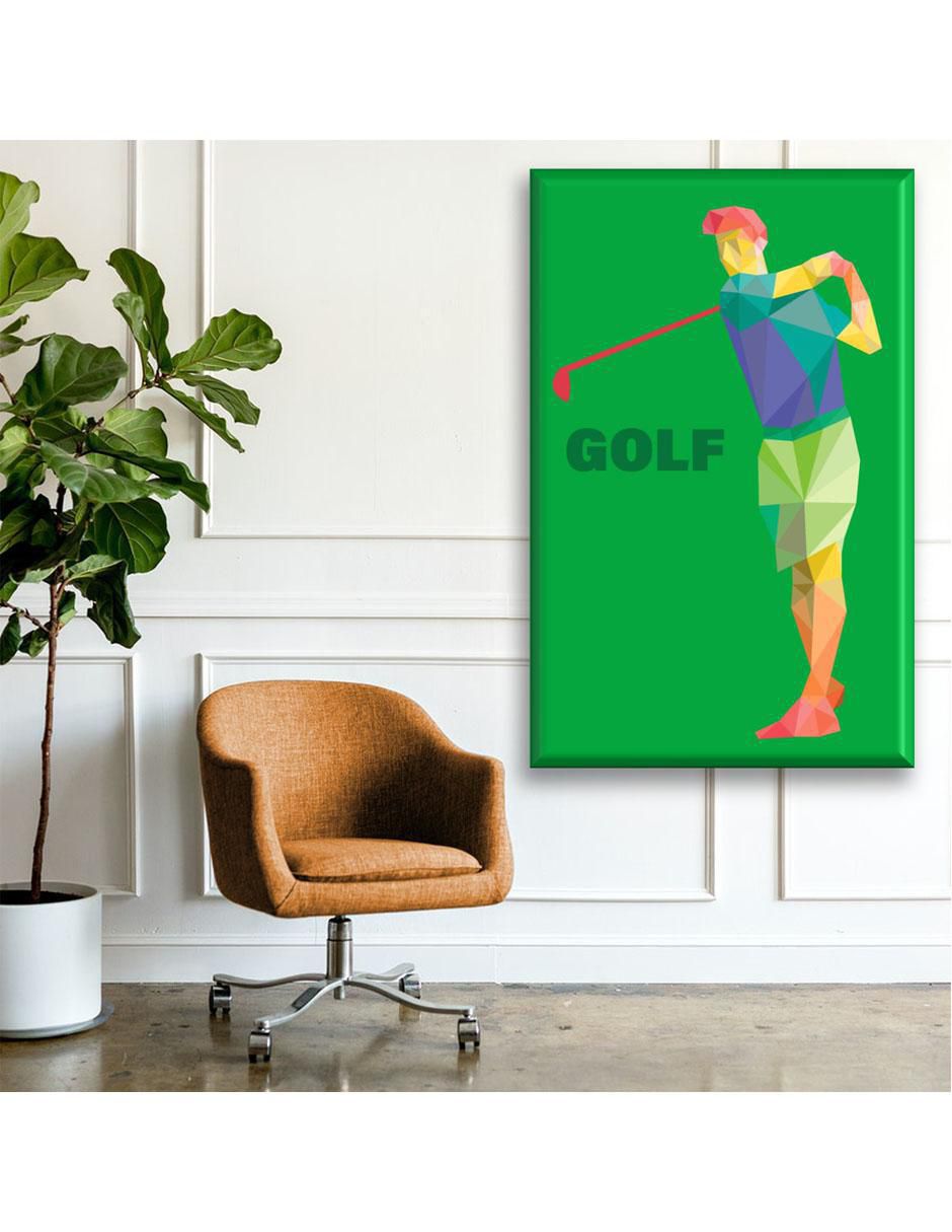 Cuadro decorativo Industria Grafica Ciento 23 Golf colores