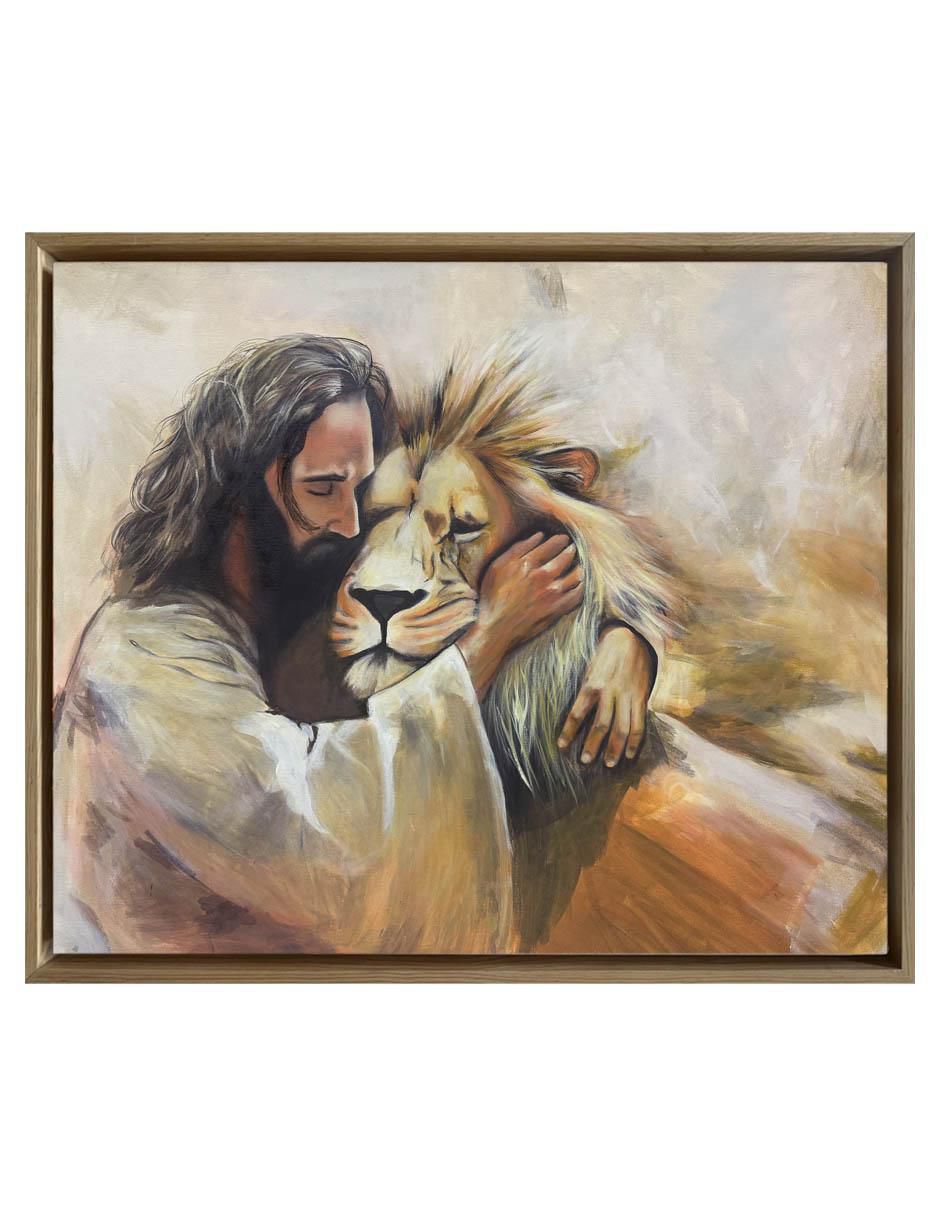 Pintura Jesús Te Cuida técnica acrílico Religiosos Pintura Jesús Te Cuida técnica acrílico Religiosos