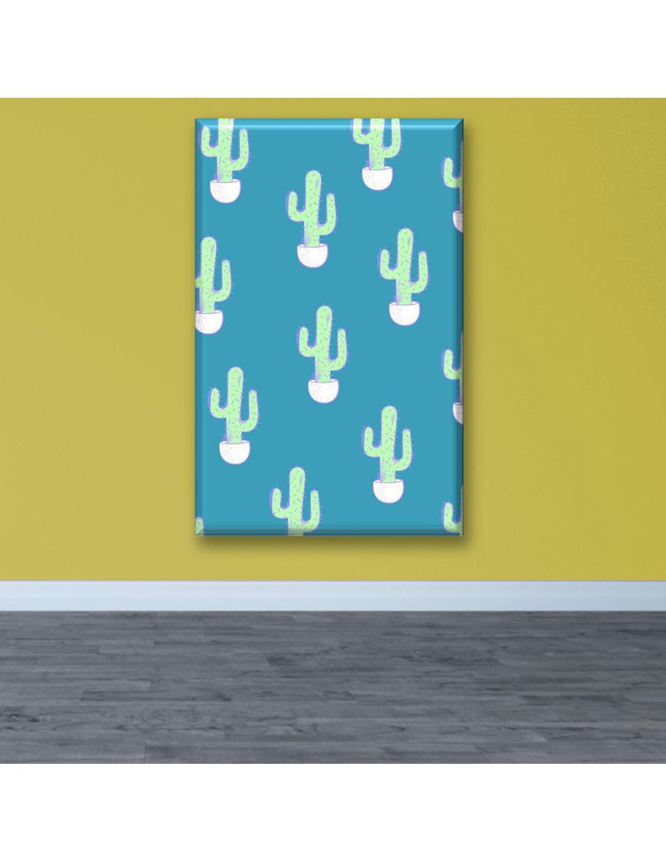 Cuadro decorativo Patrón de cactus 5