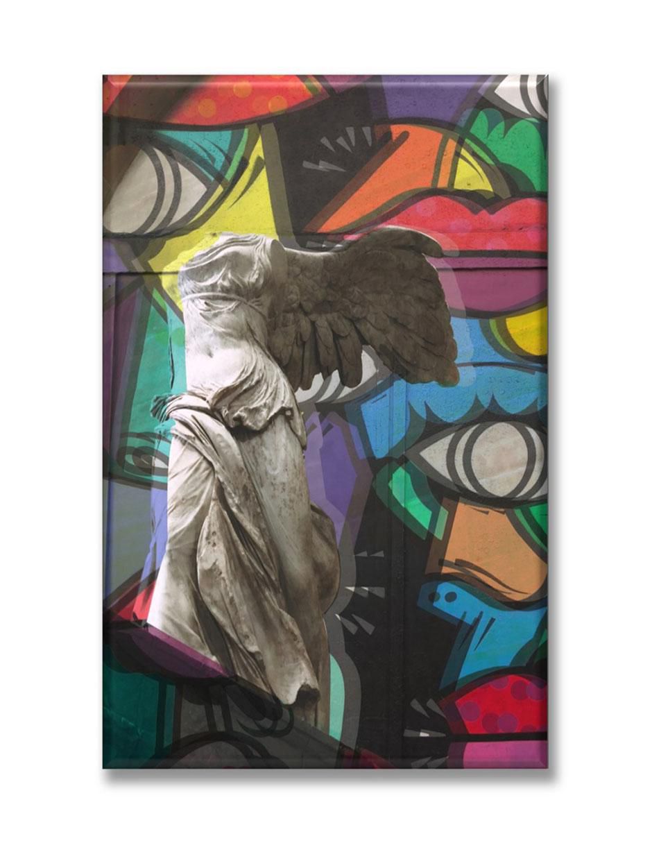 Cuadro decorativo Samotracia grafiti 1