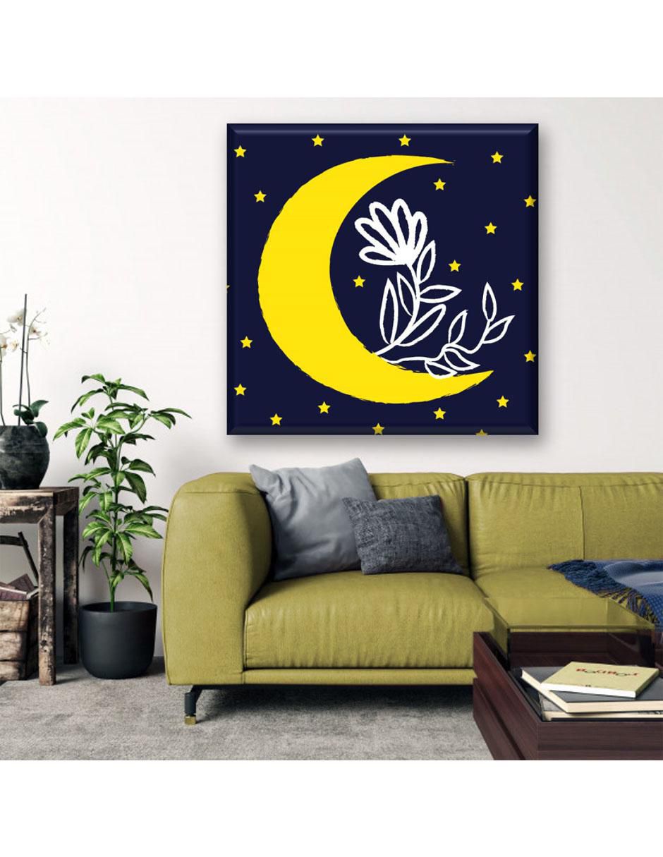 Cuadro decorativo Luna floreciendo 5