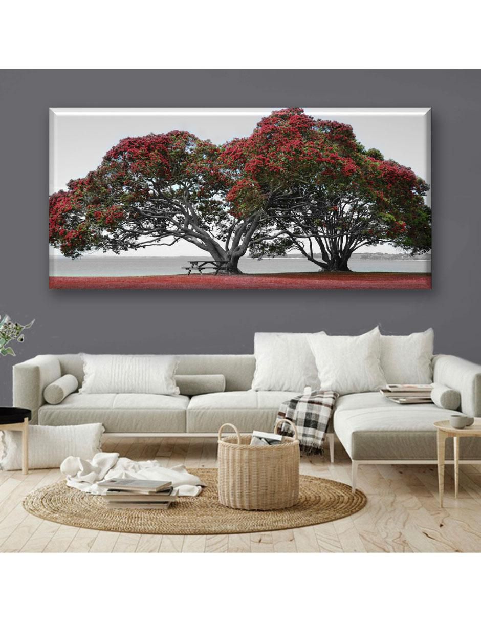 Cuadro decorativo Industria Grafica Ciento 23 Naturaleza roja