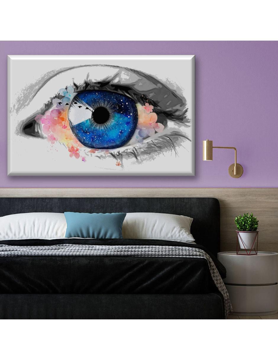 Cuadro decorativo Ojo acuarela 5