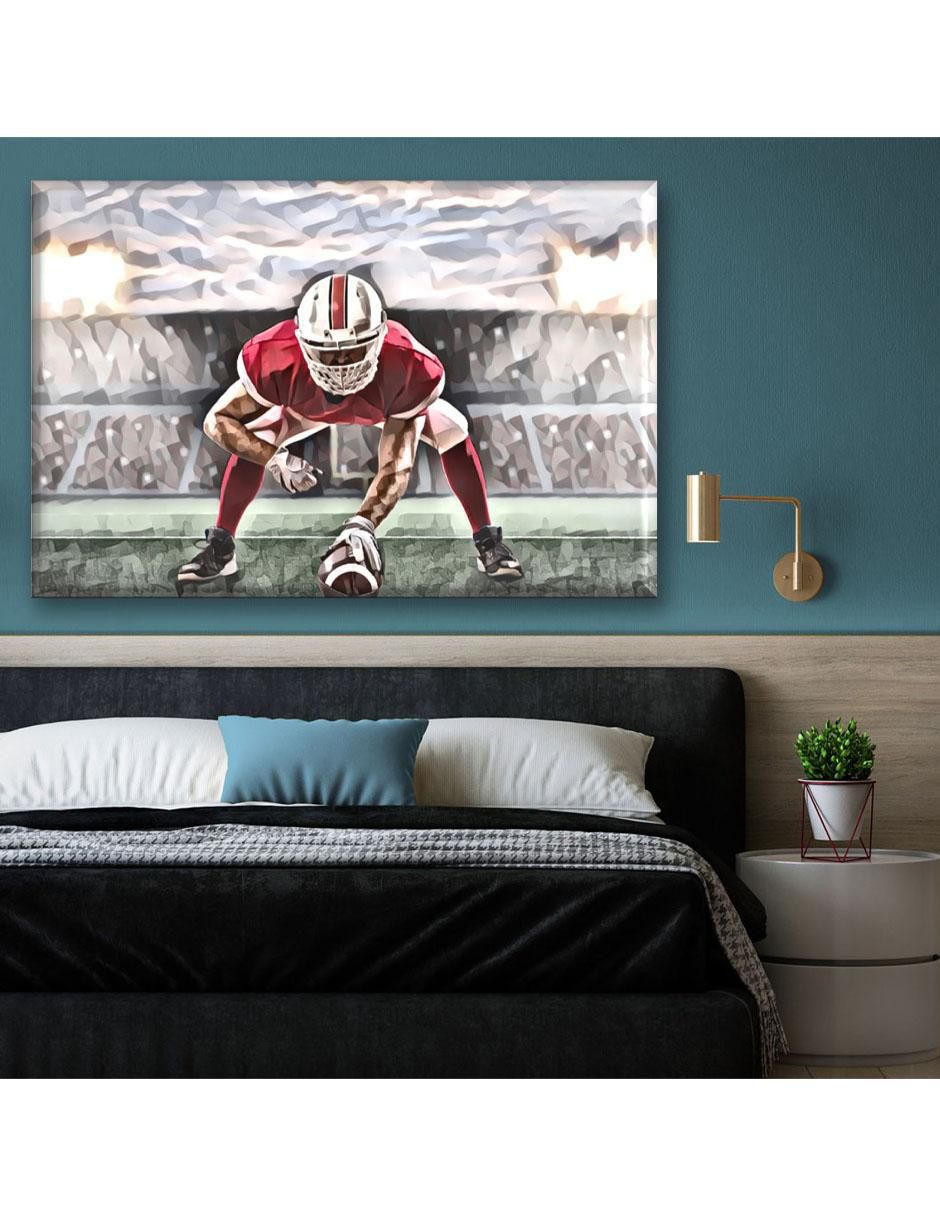 Cuadro decorativo Industria Grafica Ciento 23 Jugador de americano 3