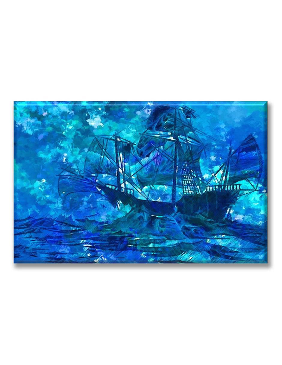 Cuadro decorativo Industria Grafica Ciento 23 Barco pintura