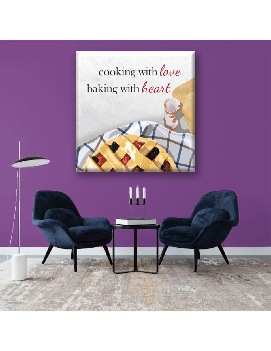 Cuadro decorativo Horneado con amor 5