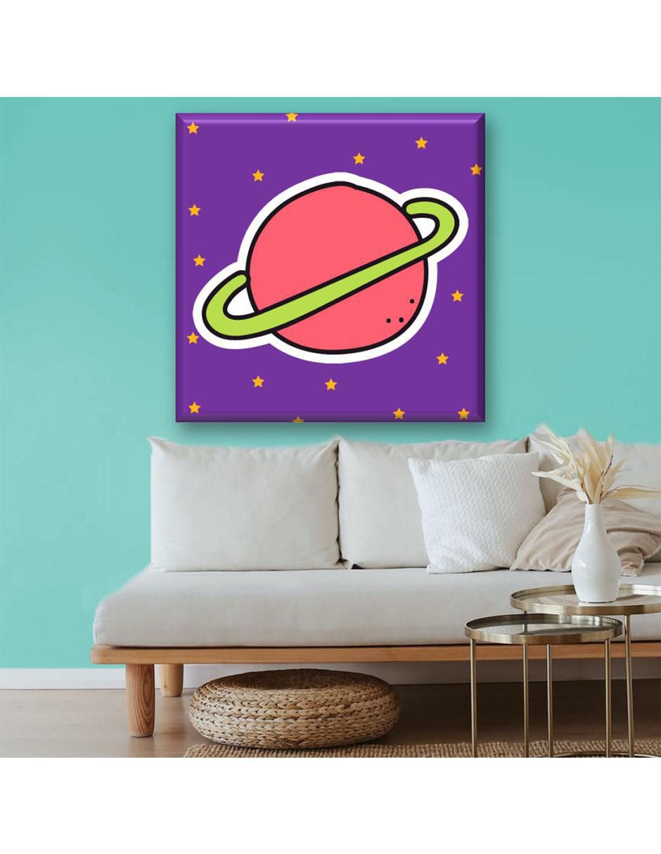 Cuadro decorativo Planeta en órbita 5