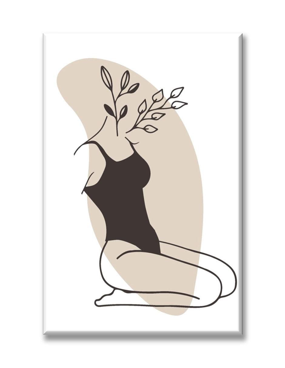 Cuadro decorativo Cuerpo de mujer planta 1