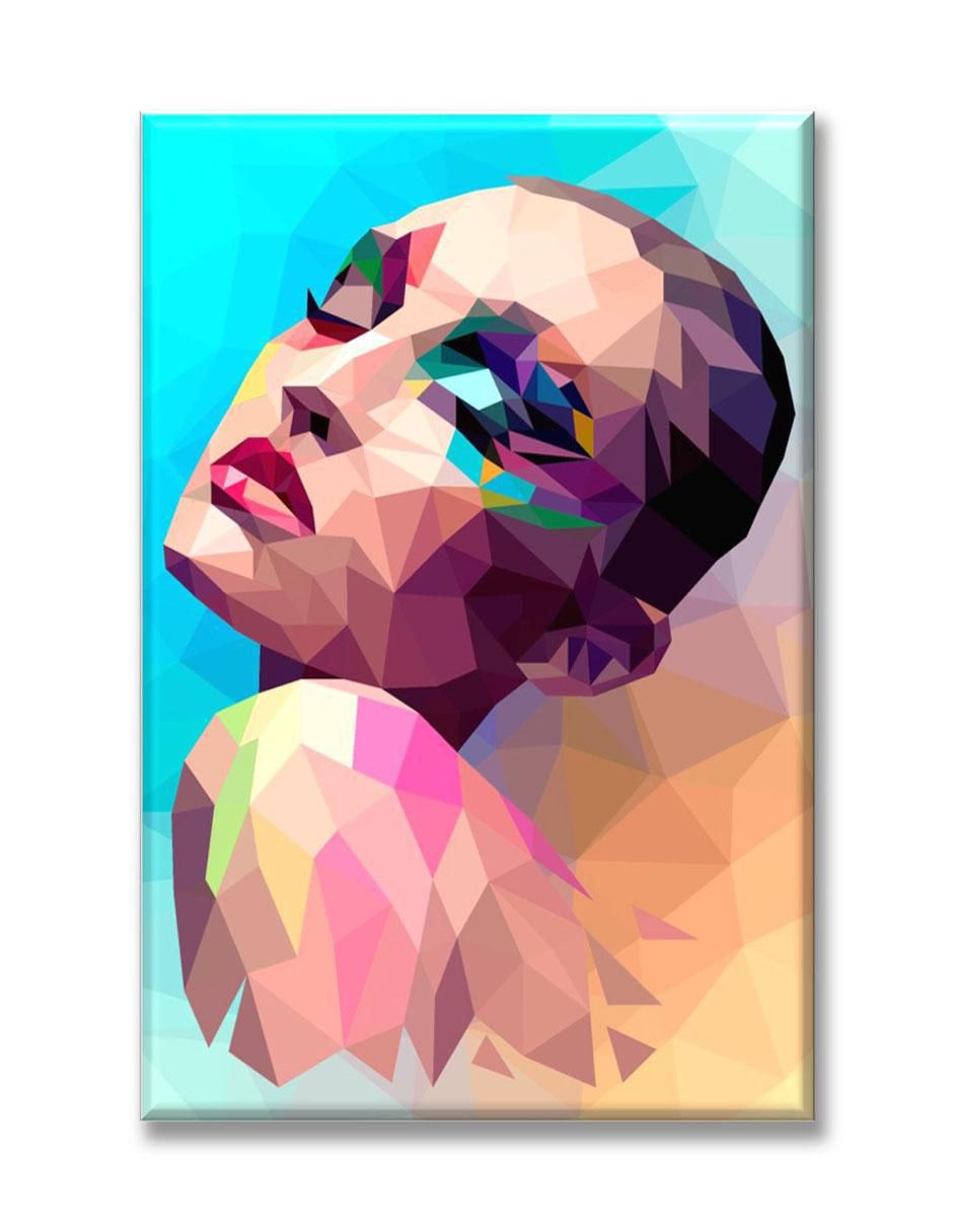 Cuadro decorativo Rostro geométrico 1