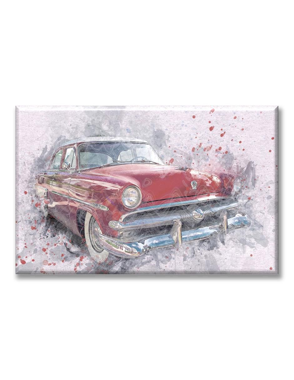 Cuadro decorativo Industria Grafica Ciento 23 Carro antiguo pintura