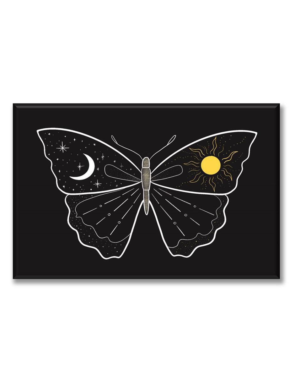Cuadro decorativo Industria Grafica Ciento 23 Mariposa cuerpos celestes