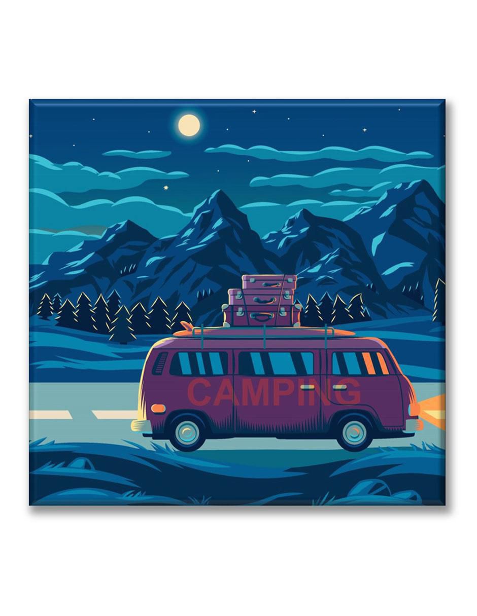 Cuadro decorativo Industria Grafica Ciento 23 Campamento nocturno
