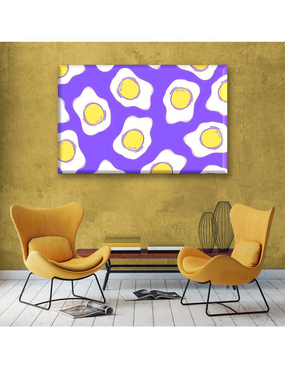 Cuadro decorativo Huevos estrellados patrón 5
