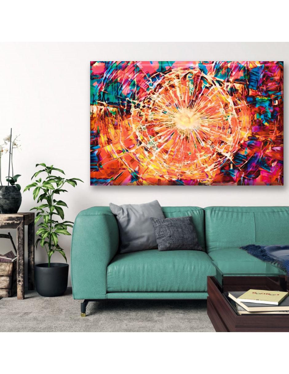 Cuadro decorativo Industria Grafica Ciento 23 Cristal acuarela