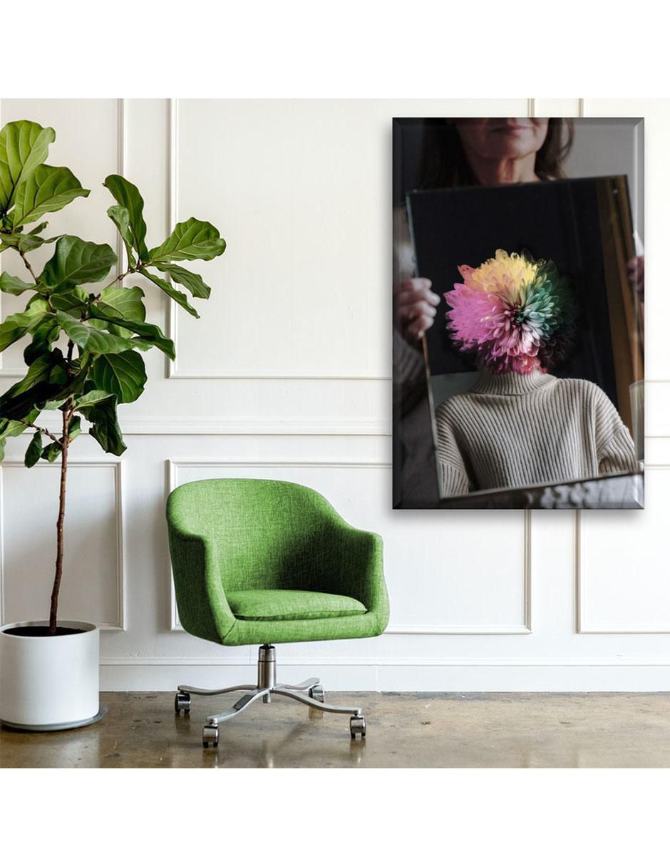 Cuadro decorativo Industria Grafica Ciento 23 Cabeza flor
