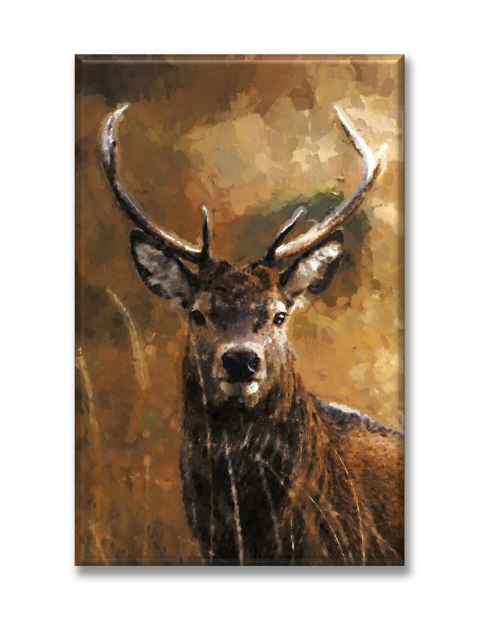 Cuadro decorativo Industria Grafica Ciento 23 Venado en óleo