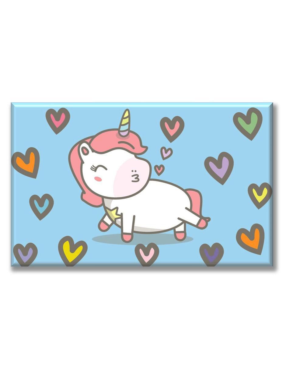 Cuadro decorativo Unicornio corazón 1
