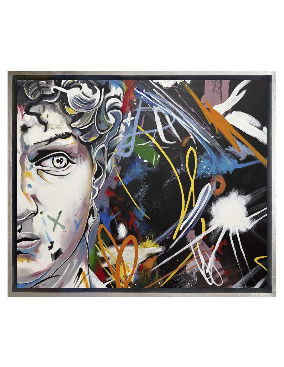 Pintura David In Love técnica acrílico Pintura David In Love técnica acrílico