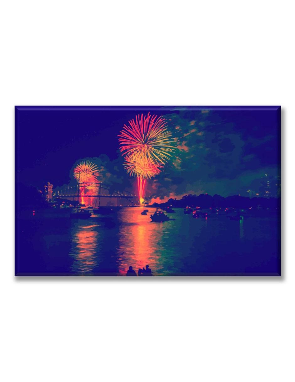 Cuadro decorativo Noche de fuegos Cuadro decorativo Noche de fuegos