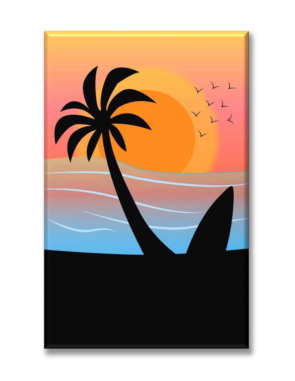 Cuadro decorativo Industria Grafica Ciento 23 Atardecer en la playa ii