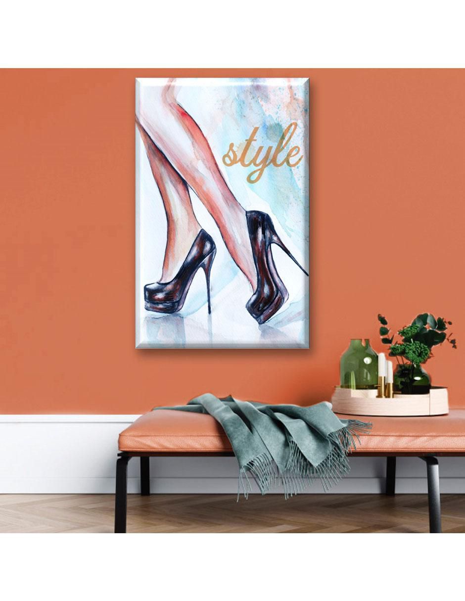 Cuadro decorativo Industria Grafica Ciento 23 Dibujo tacones