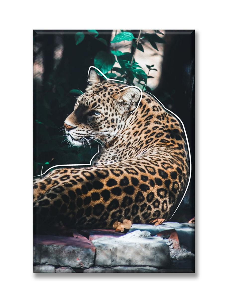 Cuadro decorativo Cheetah líneas 1
