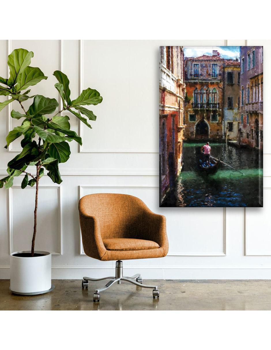 Cuadro decorativo Industria Grafica Ciento 23 Venecia al óleo