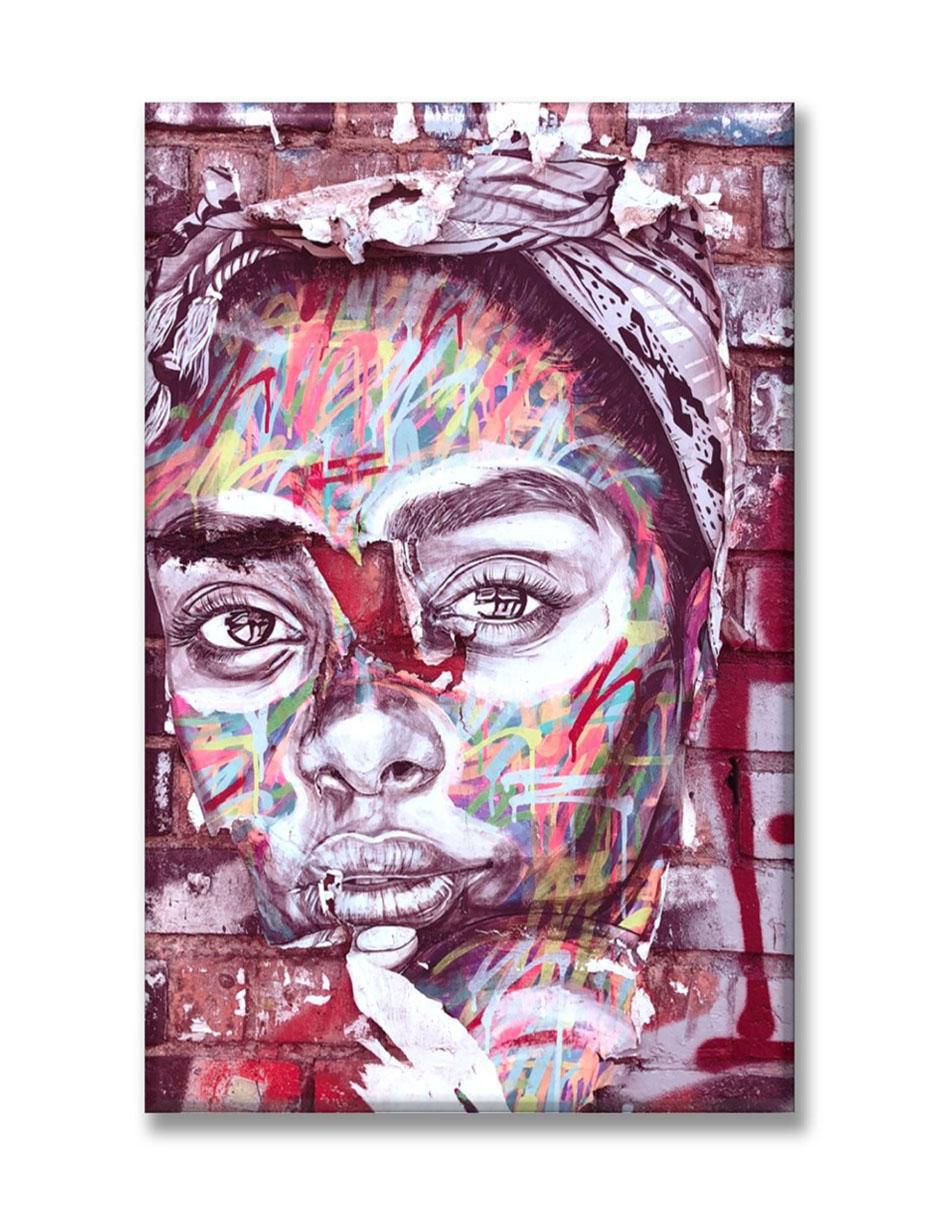 Cuadro decorativo Industria Grafica Ciento 23 Mujer grafiti
