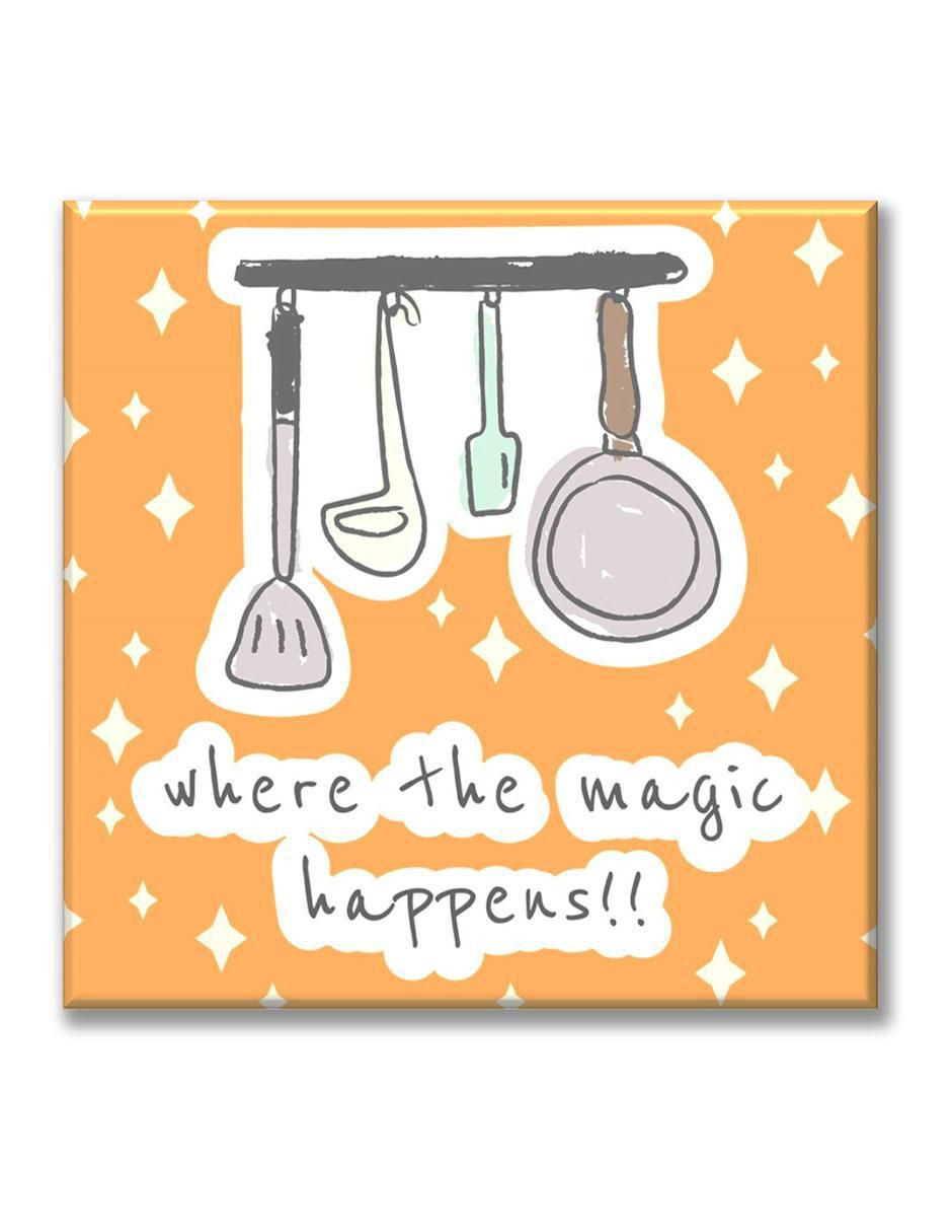 Cuadro decorativo Utensilios de cocina cute 1