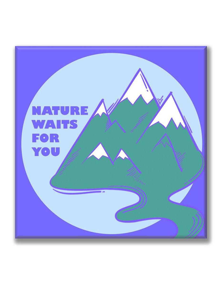 Cuadro decorativo Montaña frase 1