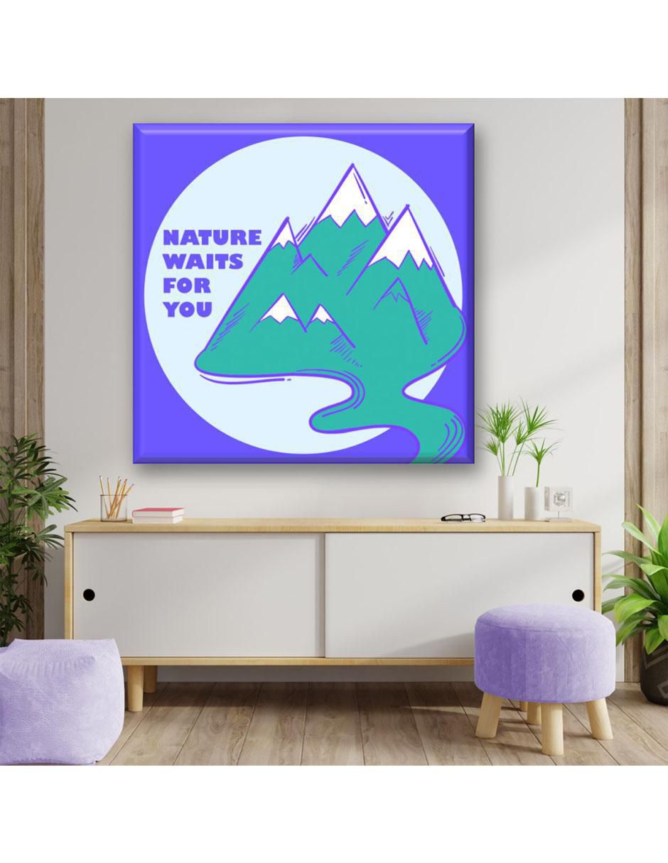 Cuadro decorativo Montaña frase 5